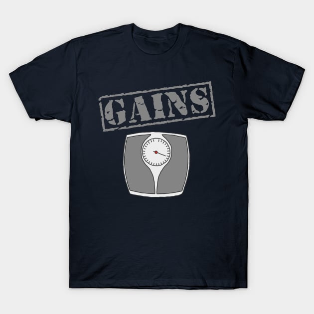 (Weight) Gains T-Shirt by karutees